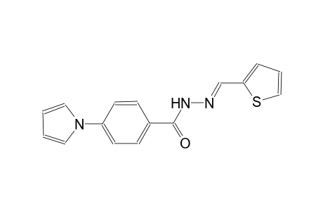 4-(1H-pyrrol-1-yl)-N'-[(E)-2-thienylmethylidene]benzohydrazide