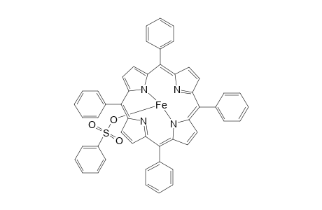 Iron, (benzenesulfonato-O)[5,10,15,20-tetraphenyl-21H,23H-porphinato(2-)-N21,N22,N23,N24]-, (SP-5-12)-