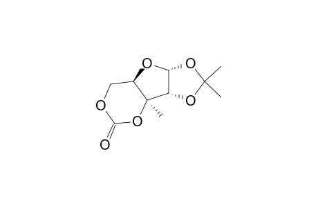 .alpha.-D-Xylofuranose, 3-C-methyl-1,2-O-(1-methylethylidene)-, cyclic carbonate