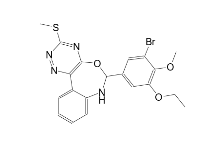 6-(3-bromo-5-ethoxy-4-methoxyphenyl)-3-(methylsulfanyl)-6,7-dihydro[1,2,4]triazino[5,6-d][3,1]benzoxazepine
