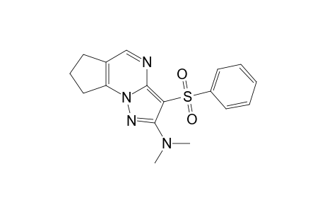 N,N-DIMETHYL-3-(PHENYLSULFONYL)-7,8-DIHYDRO-6-H-CYCLOPENTA-[E]-PYRAZOLO-[1.5-A]-PYRIMIDIN-2-AMINE