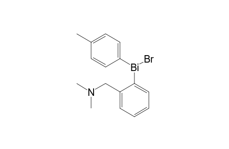 Benzenemethanamine, 2-[bromo(4-methylphenyl)bismuthino]-N,N-dimethyl-