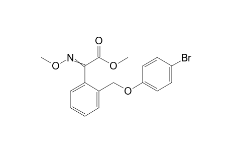 Benzeneacetic acid, 2-[(4-bromophenoxy)methyl]-alpha-(methoxyimino)-, methyl ester