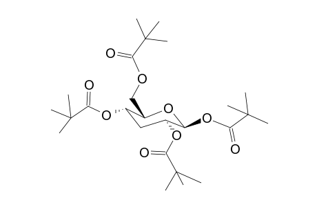 3-Deoxy-1,2,4,6-tetra-O-pivaloyl-b-d-ribo-hexopyranoside