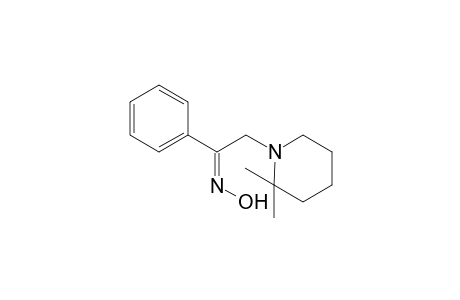 (Z)-2-(2',2'-Dimethylpiperidino)-1-phenyletanone - oxime