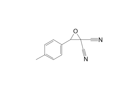 3-(4-Methylphenyl)oxirane-2,2-dicarbonitrile