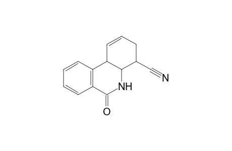 6-Oxo-4-cyano-3,4,4a,5,6,10b-hexahydrophenanthridine