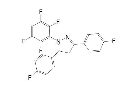 3,5-bis(4-fluorophenyl)-1-(2,3,5,6-tetrafluorophenyl)-4,5-dihydro-1H-pyrazole