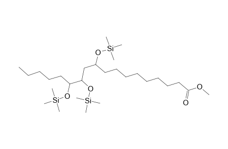 Octadecanoic acid, 10,12,13-tris[(trimethylsilyl)oxy]-, methyl ester