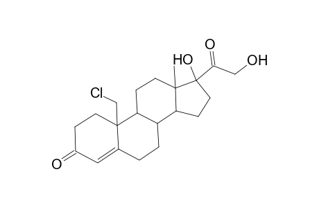 Pregn-4-ene-3,20-dione, 19-chloro-17,21-dihydroxy-