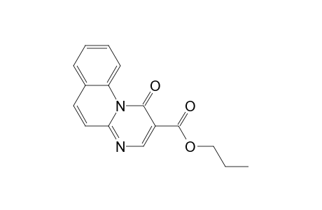 1H-Pyrimido[1,2-a]quinoline-2-carboxylic acid, 1-oxo-, propyl ester