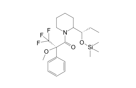 alpha.-Ethyl-2-piperidinemethanol Trimethylsilyl Ether (R)-MTPA Amide
