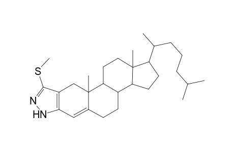 [1'H]-5'-(Methylthio)pyrazolo[3,2-c]cholest-4-ene