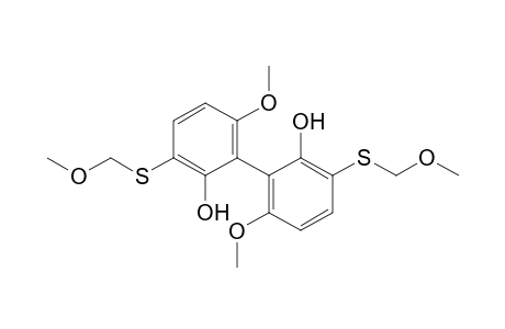 2-[2-Hydroxy-6-methoxy-3-(methoxymethylthio)phenyl]-3-methoxy-6-(methoxymethylthio)phenol