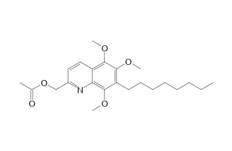 2-Acetoxymethyl-5,6,8-trimethoxy-7-octylquinoline