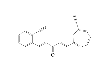 (1E,4E)-1-(6-ethynyl-1-cyclohepta-1,3,5-trienyl)-5-(2-ethynylphenyl)-3-penta-1,4-dienone