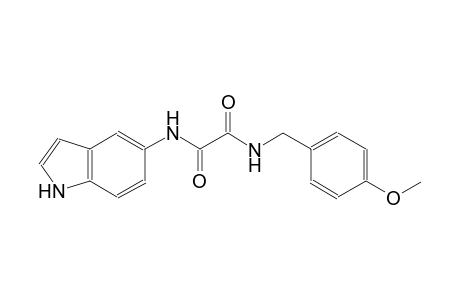 ethanediamide, N~1~-(1H-indol-5-yl)-N~2~-[(4-methoxyphenyl)methyl]-