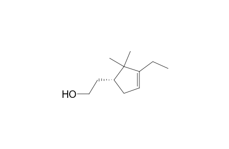 (+)-(1R)-2,2-Dimethyl-3-ethylcyclopent-3-ene-1-ethanol