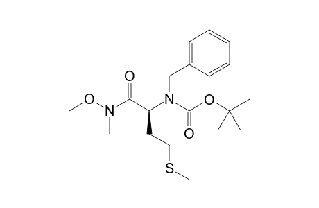 tert-butyl N-benzyl-N-[(1S)-1-[methoxy(methyl)carbamoyl]-3-methylsulfanyl-propyl]carbamate