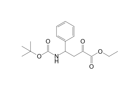 Ethyl 4-[(tert-butoxycarbonyl)amino]-2-oxo-4-phenylbutanoate