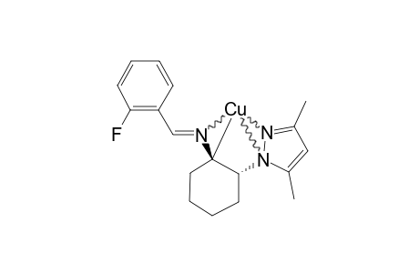 [TRANS-2-(3,5-DIMETHYLPYRAZOL-1-YL)-CYCLOHEXYL]-(2-FLUOROBENZYLIDENE)-AMINE-CU(II)-COMPLEX