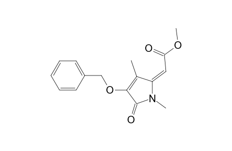 3-Benzyloxy-4-methyl-5-[E-(methoxycarbonyl-methylidene)]-N-methyl-pyrrol-2-one