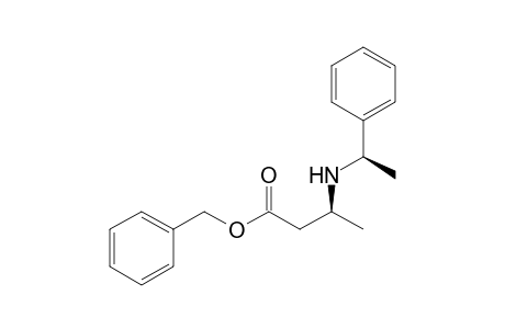 Benzyl (3S)-[((R)-1'-phenylethyl)amino]butanoate