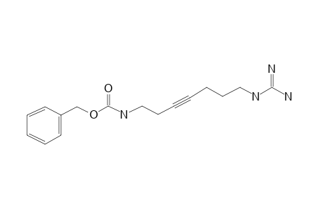 1-Benzyloxycarbonylamino-7-guanidinohept-3-yne