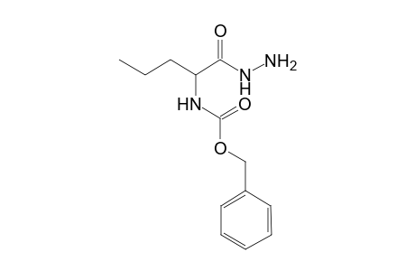 N-[4-methyl-2-(N'-ebenzyloxyamido)butanoyl]hydrazide