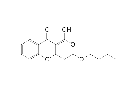 3-Butoxy-4,4a-dihydro-1-hydroxy-3H,10H-pyrano[4,3-b][1]benzopyran-10-one