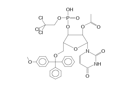 2'-O-ACETYL-5'-O-METHOXYTRITYLURIDINE-3'-(2,2,2-TRICHLOROETHYL)PHOSPHATE
