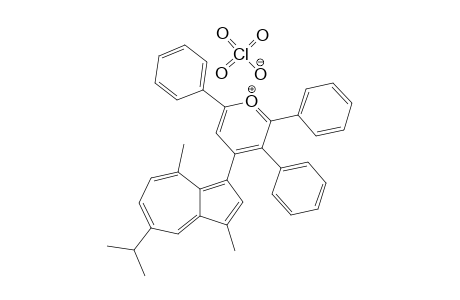 4-(3,8-DIMETHYL-5-ISOPROPYL-AZULENE-1-YL)-2,3,6-TRIPHENYL-PYRANYLIUM-PERCHLORATE;(RN=5'-I-PR,3',8'ME2;R=ME;X=H)