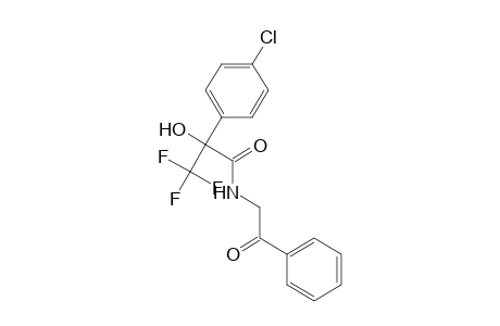2-(4-Chloro-phenyl)-3,3,3-trifluoro-2-hydroxy-N-(2-oxo-2-phenyl-ethyl)-propionamide