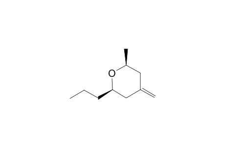 (2S,6R)-2-Methyl-4-methylene-6-propyl-tetrahydro-pyran