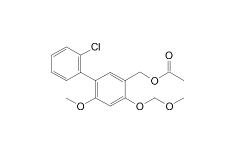 (2'-chloro-6-methoxy-4-(methoxymethoxy)biphenyl-3-yl)methyl acetate