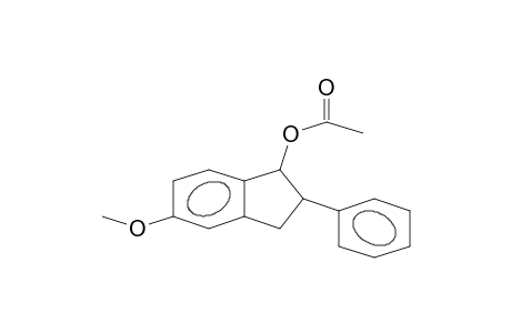 1H-INDEN-1-OL, 2,3-DIHYDRO-5-METHOXY-2-PHENYL- ACETATE