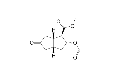 (1R,2R,3aR,6aS)-2-acetoxy-5-keto-2,3,3a,4,6,6a-hexahydro-1H-pentalene-1-carboxylic acid methyl ester