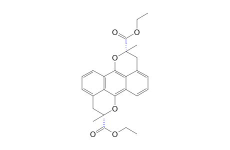2,8-dimethyl-2,3,8,9-tetrahydro-cis-anthra[9,1-bc:10,5-b'c']dipyran-2,8-dicarboxylic acid, diethyl ester