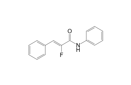(Z)-2-fluoranyl-N,3-diphenyl-prop-2-enamide