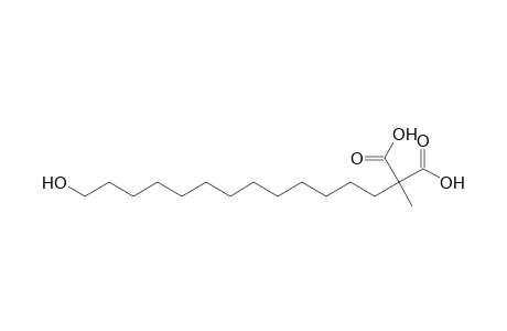 propanedioic acid, 2-(13-hydroxytridecyl)-2-methyl-