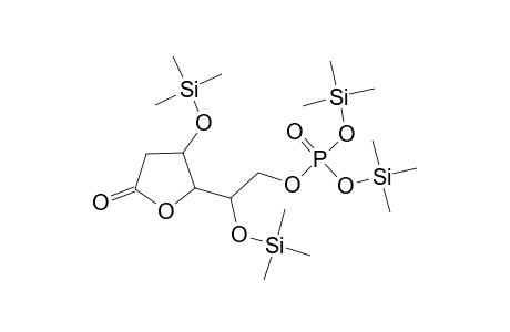 D-arabino-Hexonic acid, 2-deoxy-3,5-bis-O-(trimethylsilyl)-, .gamma.-lactone, bis(trimethylsilyl) phosphate