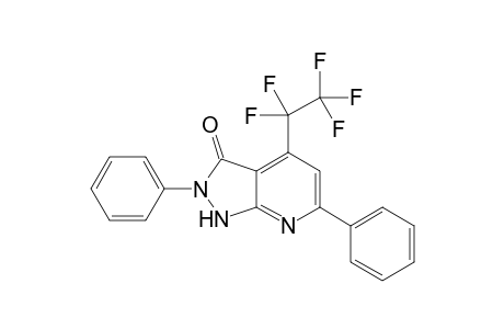 4-(Perfluoroethyl)-2,6-diphenyl-1H-pyrazolo[3,4-b]pyridin-3(2H)-one