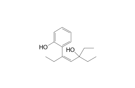 2-[(Z)-1,3-diethyl-3-hydroxy-pent-1-enyl]phenol