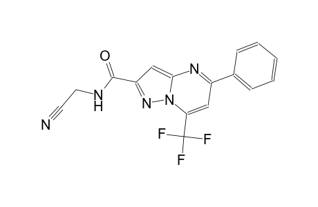 N-(cyanomethyl)-5-phenyl-7-(trifluoromethyl)pyrazolo[1,5-a]pyrimidine-2-carboxamide