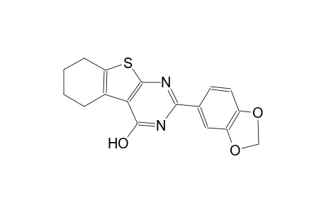 benzo[4,5]thieno[2,3-d]pyrimidin-4-ol, 2-(1,3-benzodioxol-5-yl)-5,6,7,8-tetrahydro-