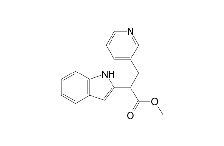 1H-Indole-2-acetic acid, .alpha.-(3-pyridinylmethyl)-, methyl ester
