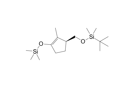 tert-Butyl-dimethyl-[[(1S)-2-methyl-3-trimethylsilyloxy-1-cyclopent-2-enyl]methoxy]silane