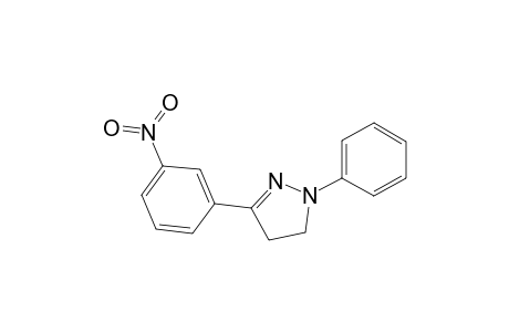 3-(3-Nitrophenyl)-1-phenyl-4,5-dihydro-1H-pyrazole