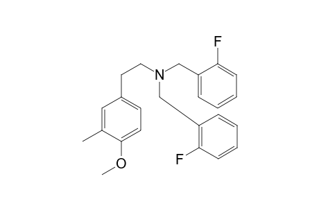 3-Me-4-MeO-PEA N,N-bis(2-fluorobenzyl)