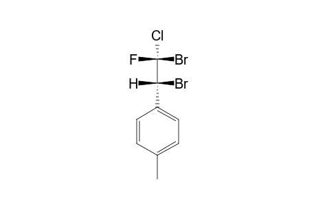 (R,S)-1-(PARA-METHYLPHENYL)-1,2-DIBROMO-2-CHLORO-2-FLUOROETHANE